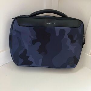 Cole Haan Zerogrand Men’s Attaché Briefcase, blue camo